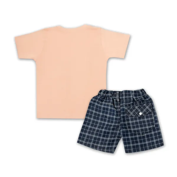 Joy Kids Baby Boy Suit Set – Cotton Top & Denim Pants