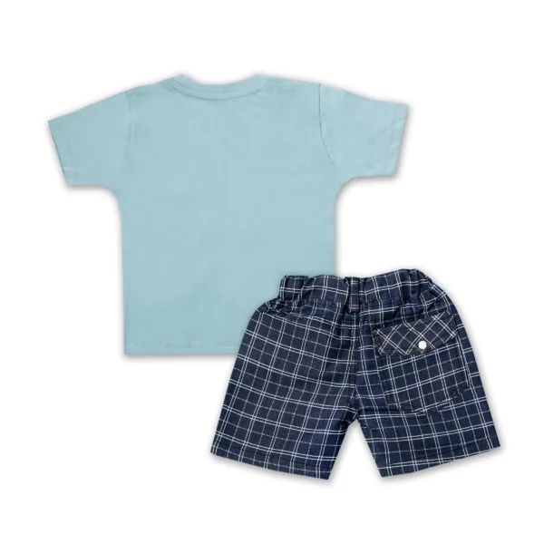 Joy Kids Baby Boy Suit Set – Cotton Top & Denim Pants