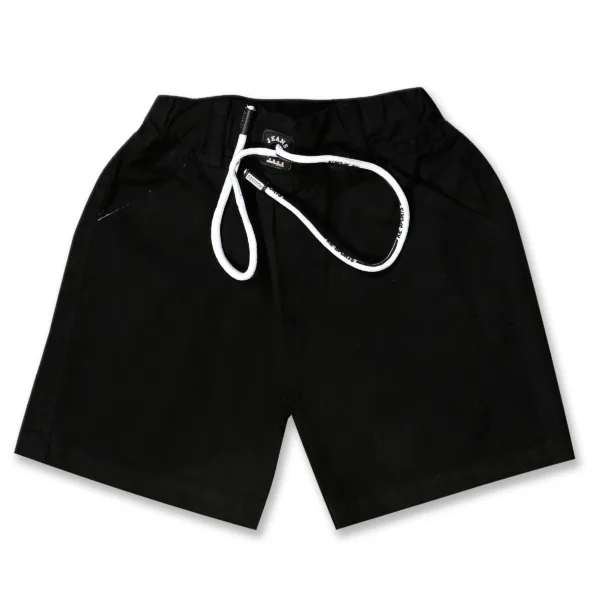 JOY KIDS Baby Boy Two-Piece Set – Knit Top with Chest Print & Extended-Length Bermuda Pant