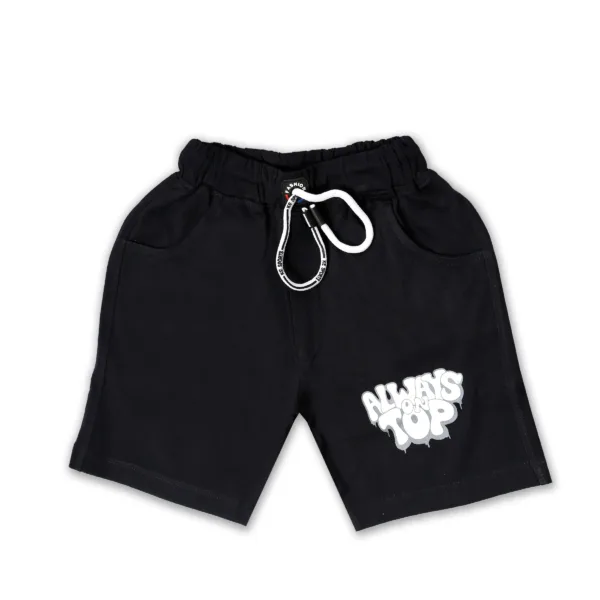 JOY KIDS Baby Boy Two-Piece Set – Knit Fabric with Chest & Leg Print