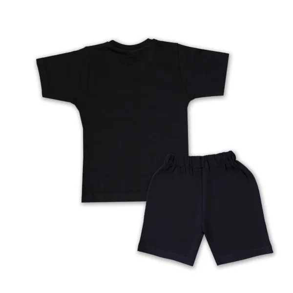 JOY KIDS Baby Boy Two-Piece Set – Knit Fabric with Chest & Leg Print