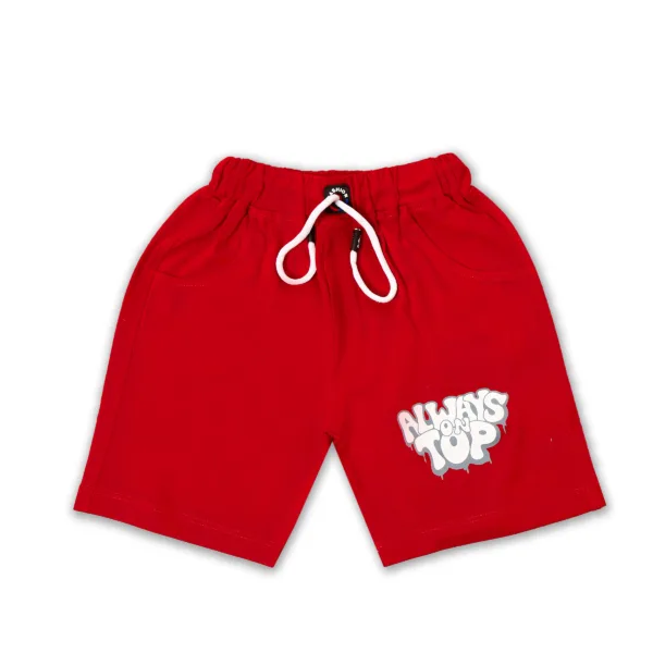 JOY KIDS Baby Boy Two-Piece Set – Knit Fabric with Chest & Leg Print