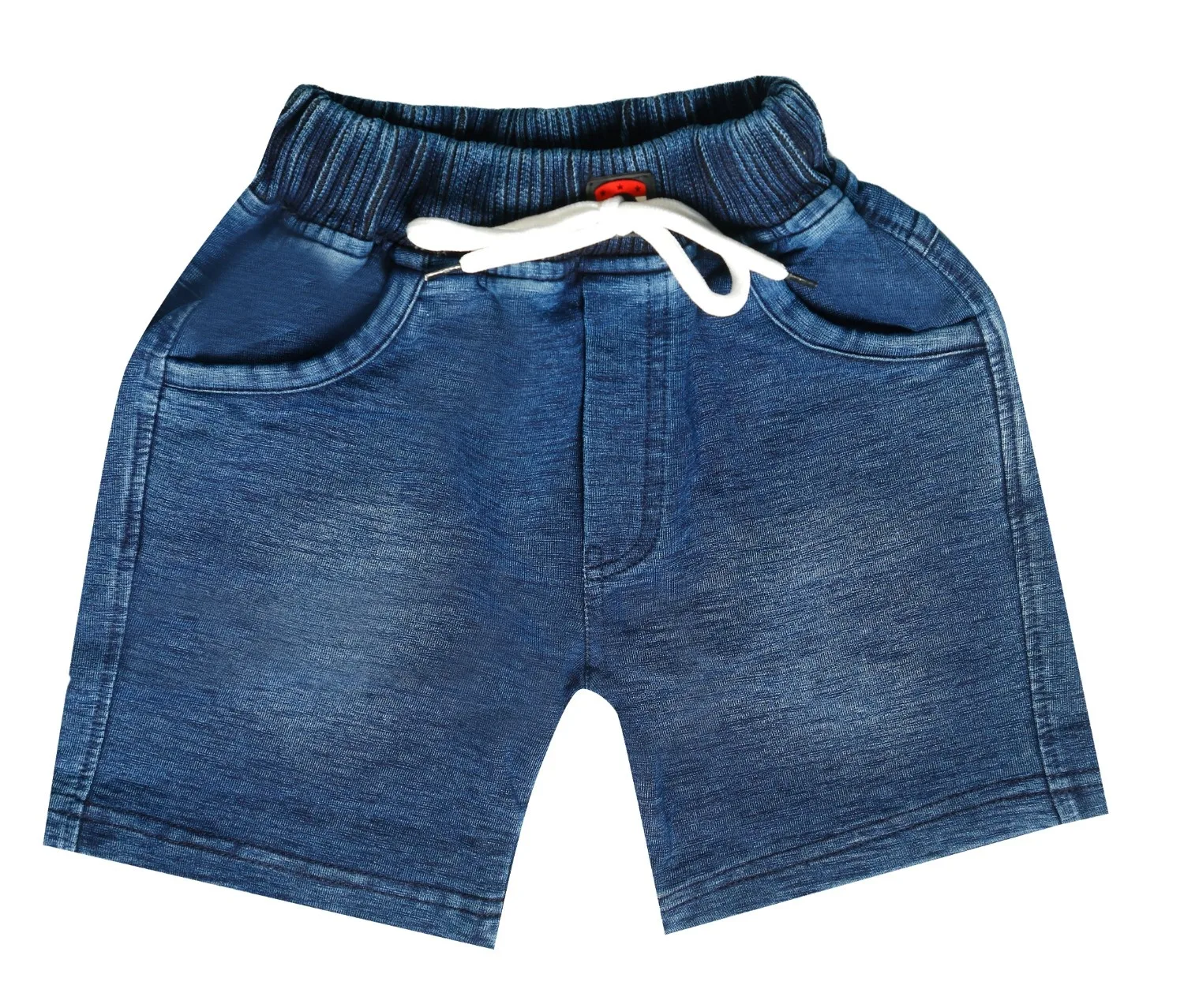 Joy Kids Baby Boys 'Keep Curious' Graphic T-Shirt and Denim Shorts Set, Casual Wear, 2-Piece Outfit