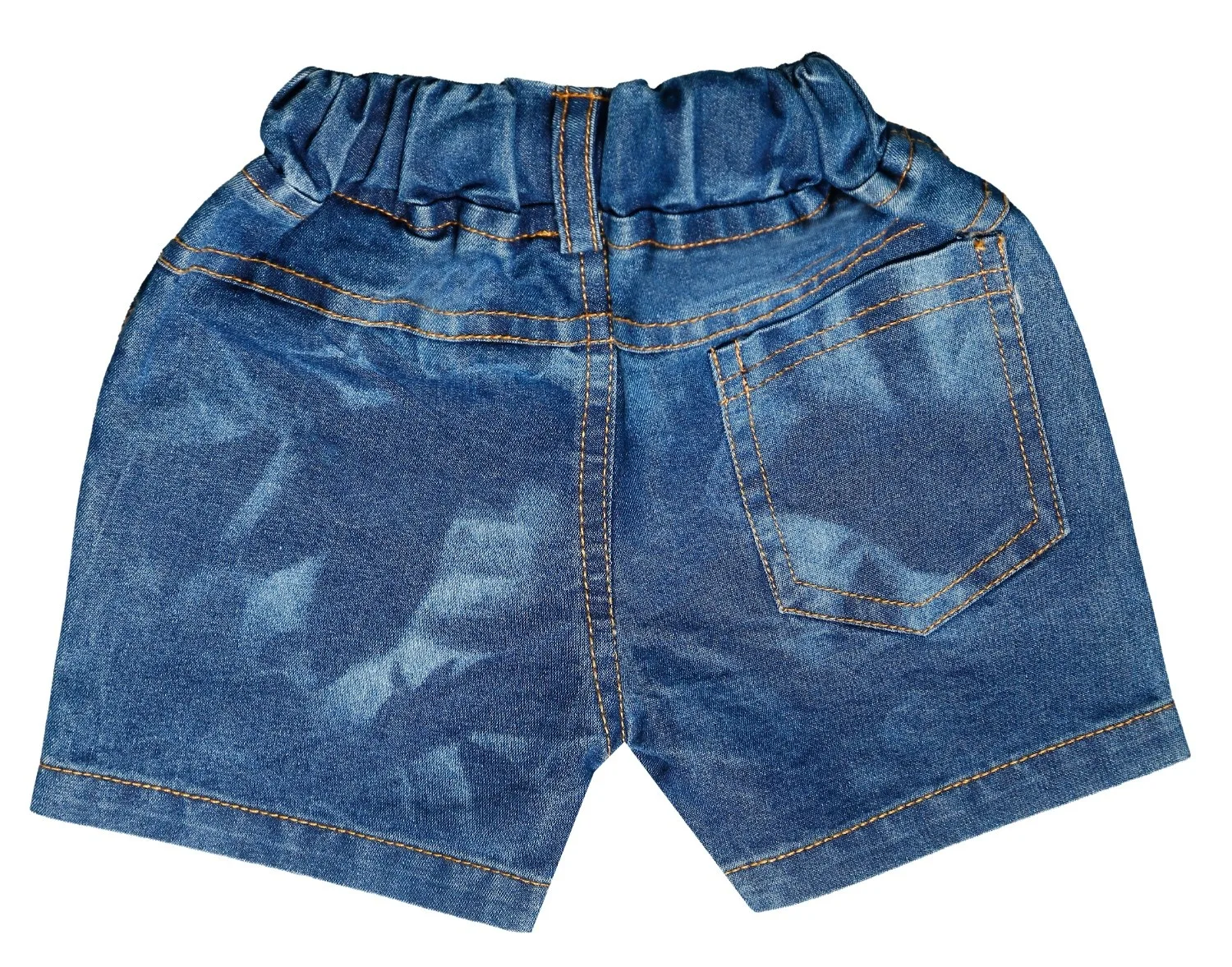 Joy Kids Baby Boys 'Keep Curious' Graphic T-Shirt and Denim Shorts Set, Casual Wear, 2-Piece Outfit