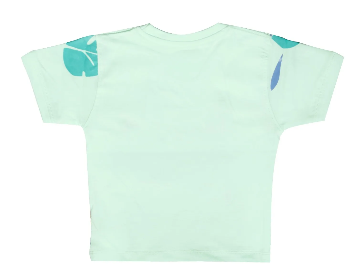Joy Kids Baby Girls Retro Print T-Shirt and Denim Shorts Set, Lilac/Sea Green, 2-Piece Summer Outfit